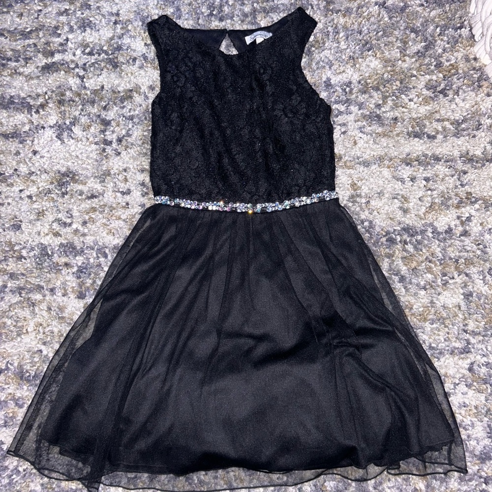 Speechless Black Lace Dress